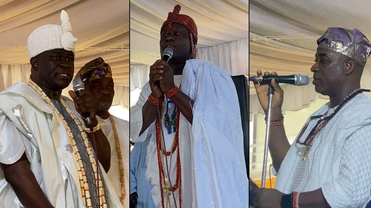 K1, OONI OF IFE, & OTHERS STORM NEW OBA ABIODUN SEKONI FARONBI, OSOLO OF ISOLO CORONATION
