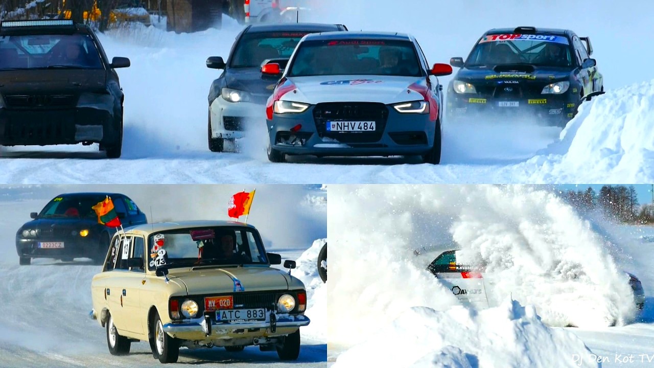 Endriejavo Ledo Trekas By GT-Bee Racing (Cars race on ICE TRACK) Lithuania
