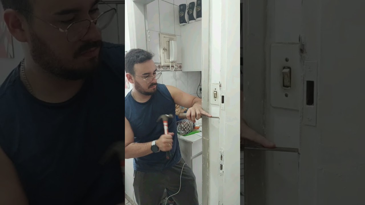 Instala&ccedil;&atilde;o de fechadura FR 101 intelbras menos de 15 minutos t&aacute; pronto.