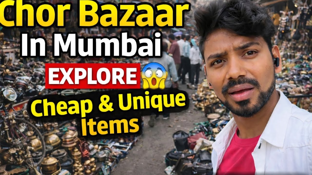Mumbai Chor Bazaar Vlog 😱 | Sabse Sasti Market | Vintage & Used Items | Full Tour