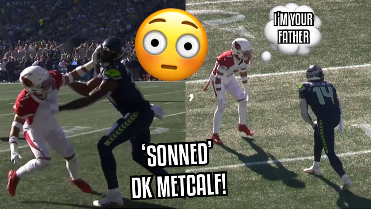 DK Metcalf &lsquo;GOT BULLIED&rsquo; Vs Byron Murphy 🥵 (WR vs CB) Cardinals Vs Seahawks 2022 highlights