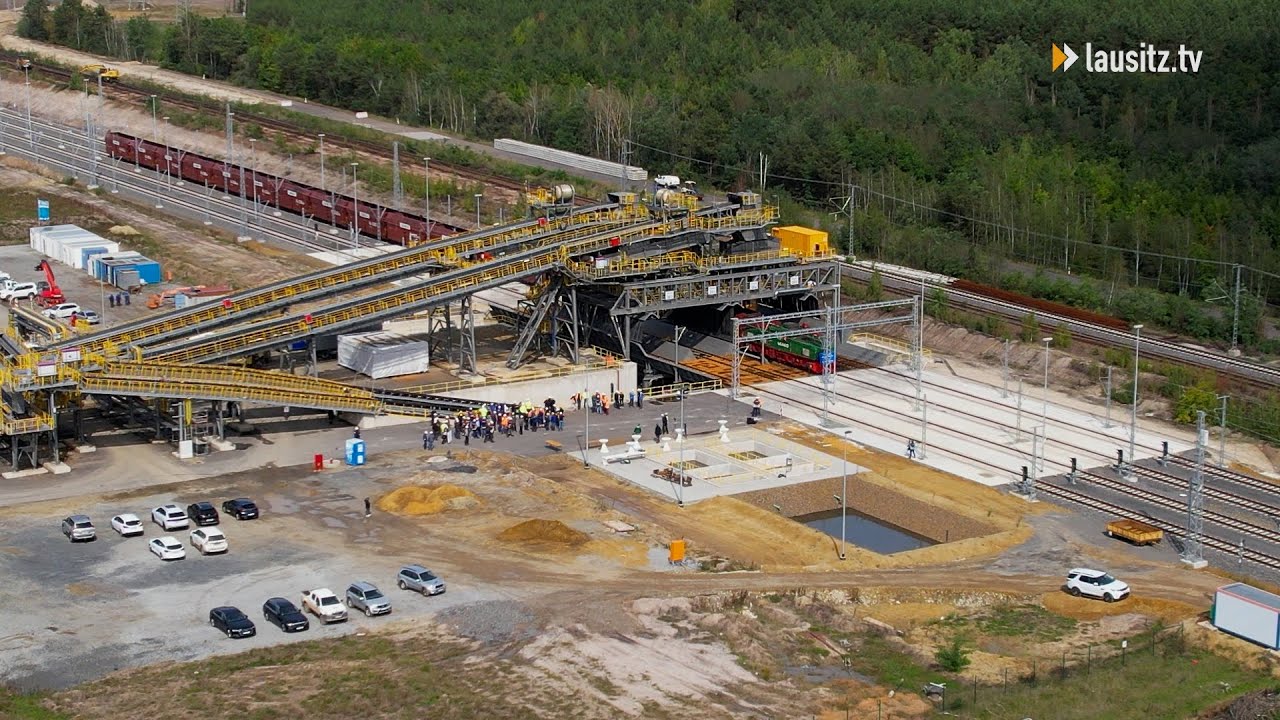 Neuer Kohleumschlagplatz der LEAG