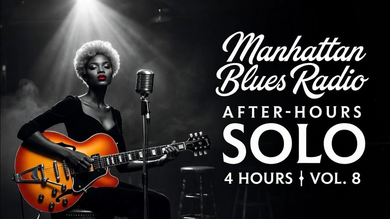Manhattan Blues Vol. 8 — The Hollow Stage 🍷 Slow Acoustic Bass & Guitar (40 BPM)​  
