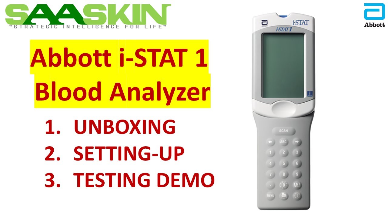 Abbott i-STAT 1 Blood Analyzer | UNBOXING | SETTING UP | TESTING DEMO | #04P75-03