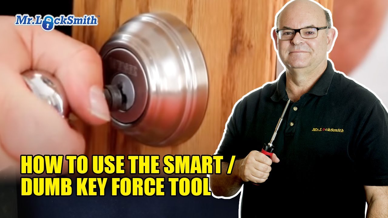 How to use the Smart / Dumb Key Force Tool | Mr. Locksmith Video
