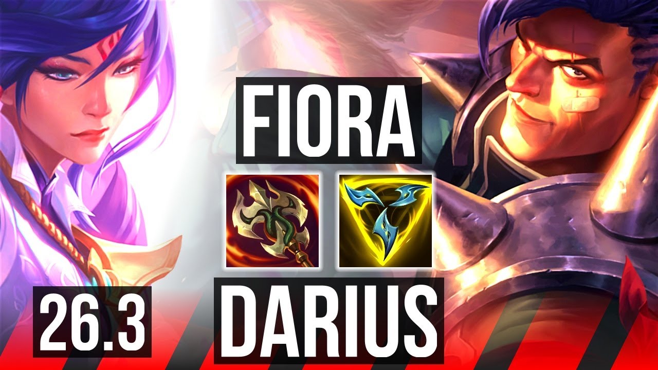 FIORA vs DARIUS (TOP) | KR Master | 26.3