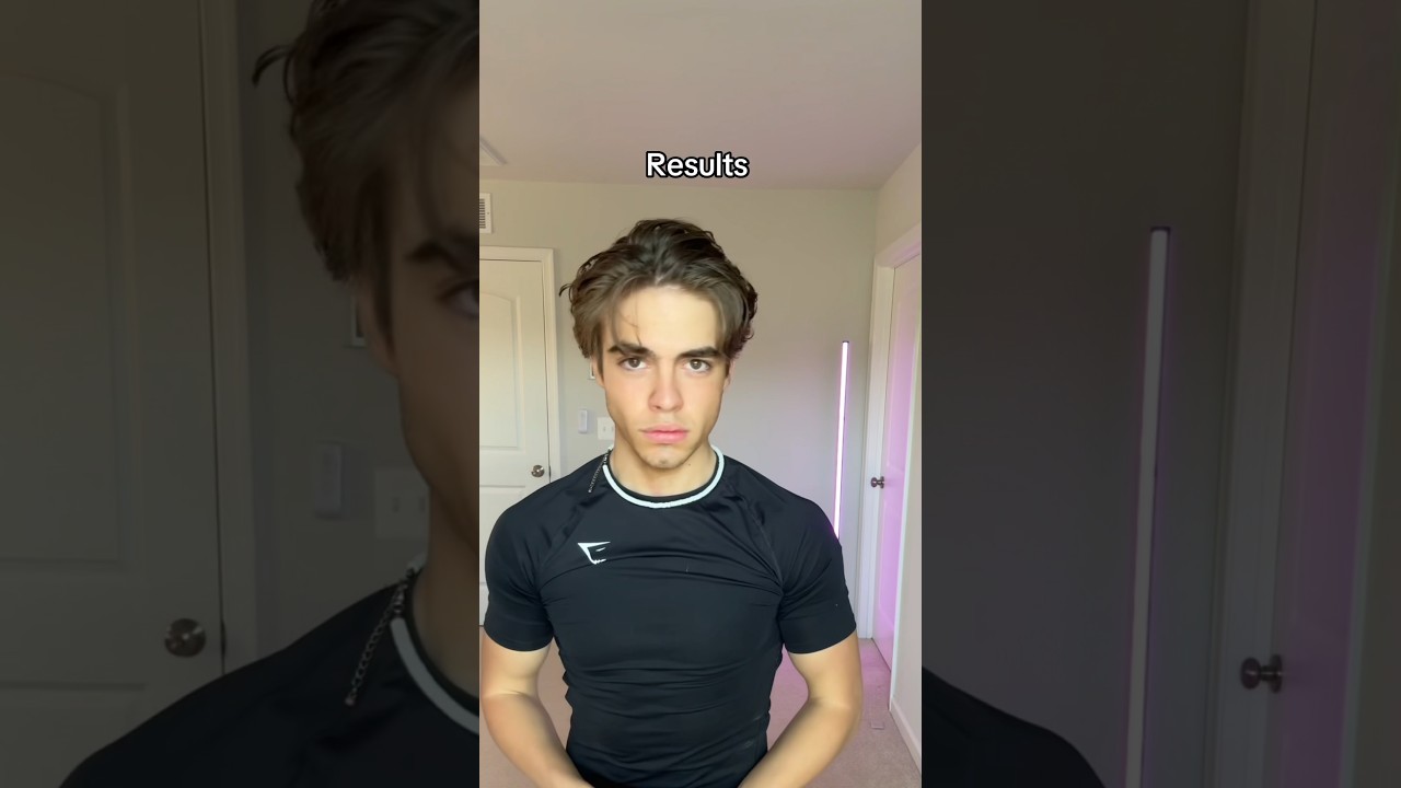 Trying a slick back hair style 😱