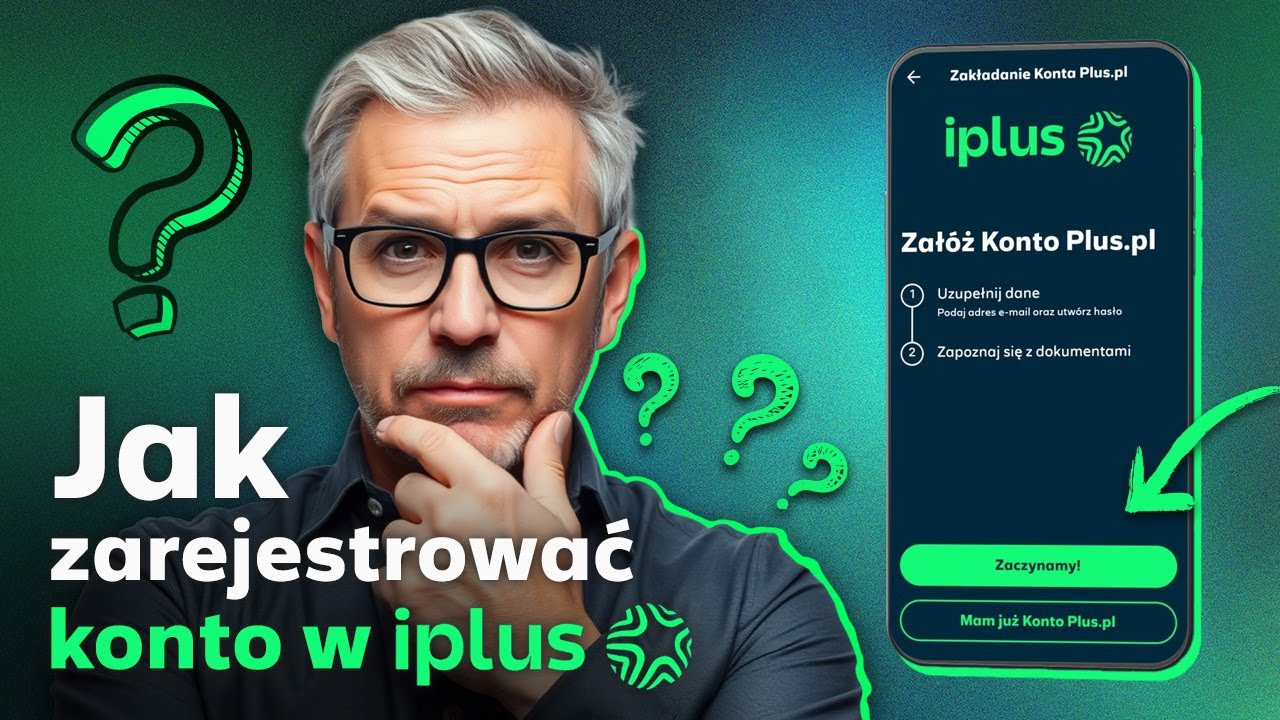 Zał&oacute;ż konto plus.pl w aplikacji iPlus