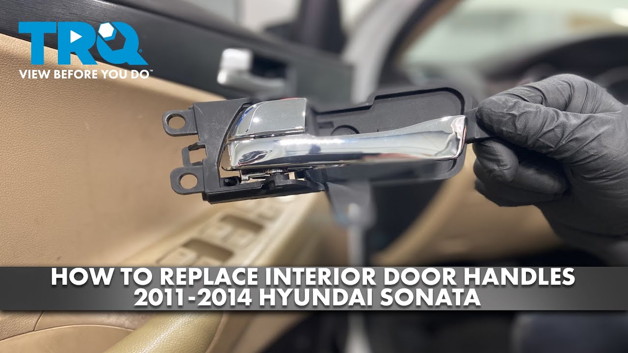 Как заменить внутренние дверные ручки Hyundai Sonata 2011-2014