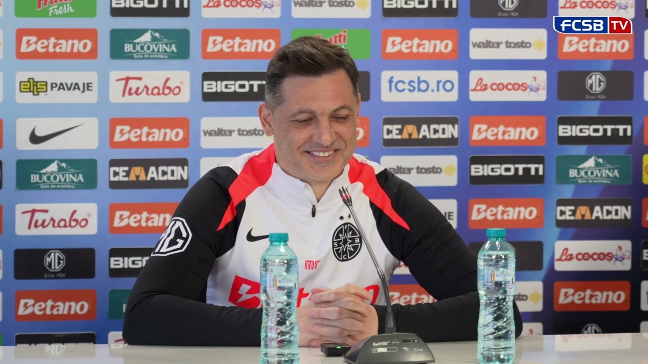Conferință de presă Mirel Rădoi înainte de FCSB - Metaloglobus!