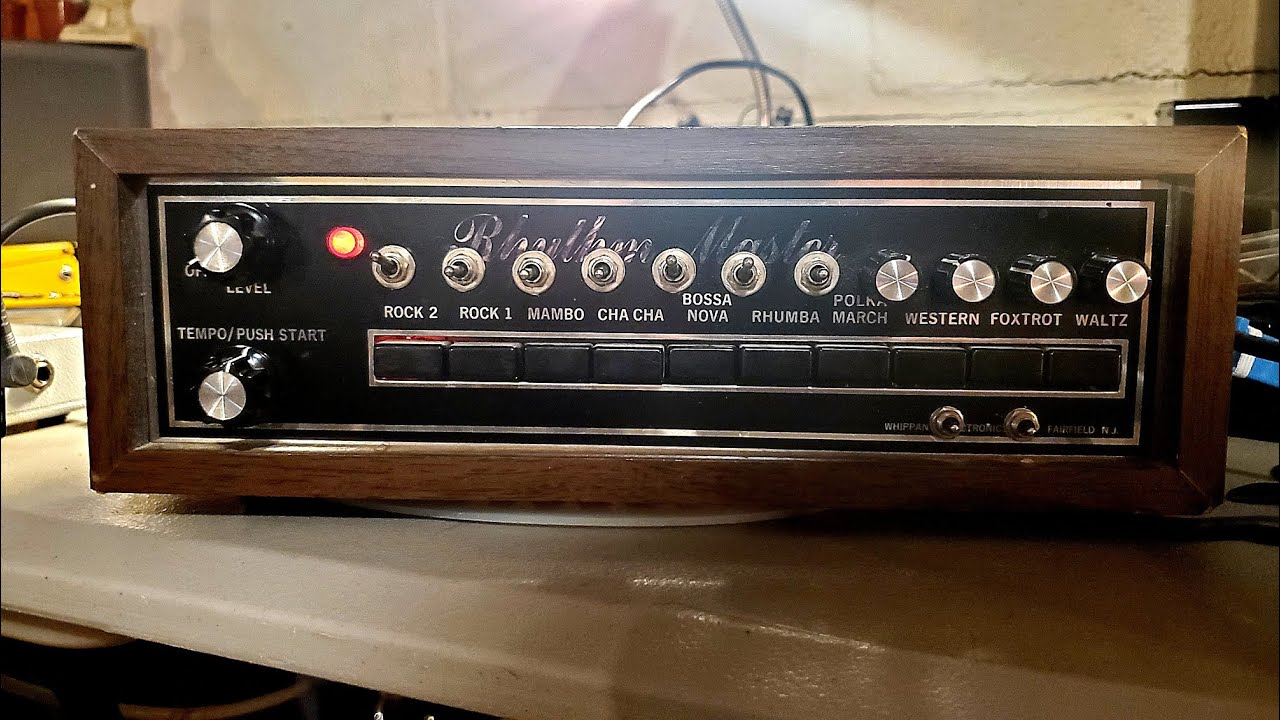 Mountainking modded Whippany Rhythm Master analog drum machine