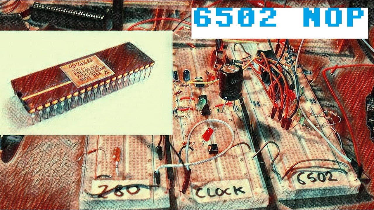 Retro Computing: Testing a 6502 (using a NOP code)