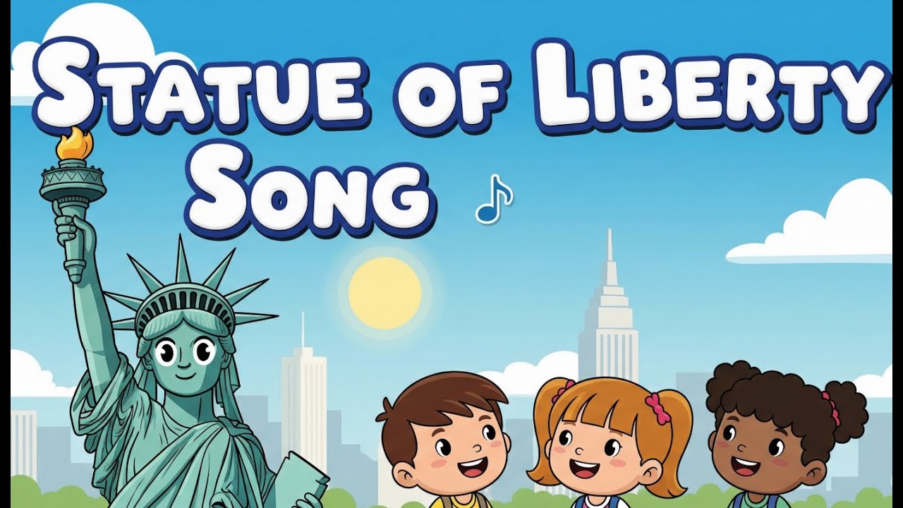 Statue of Liberty History Song and Lyrics Video!    Teaching Elementary History and Social Studies