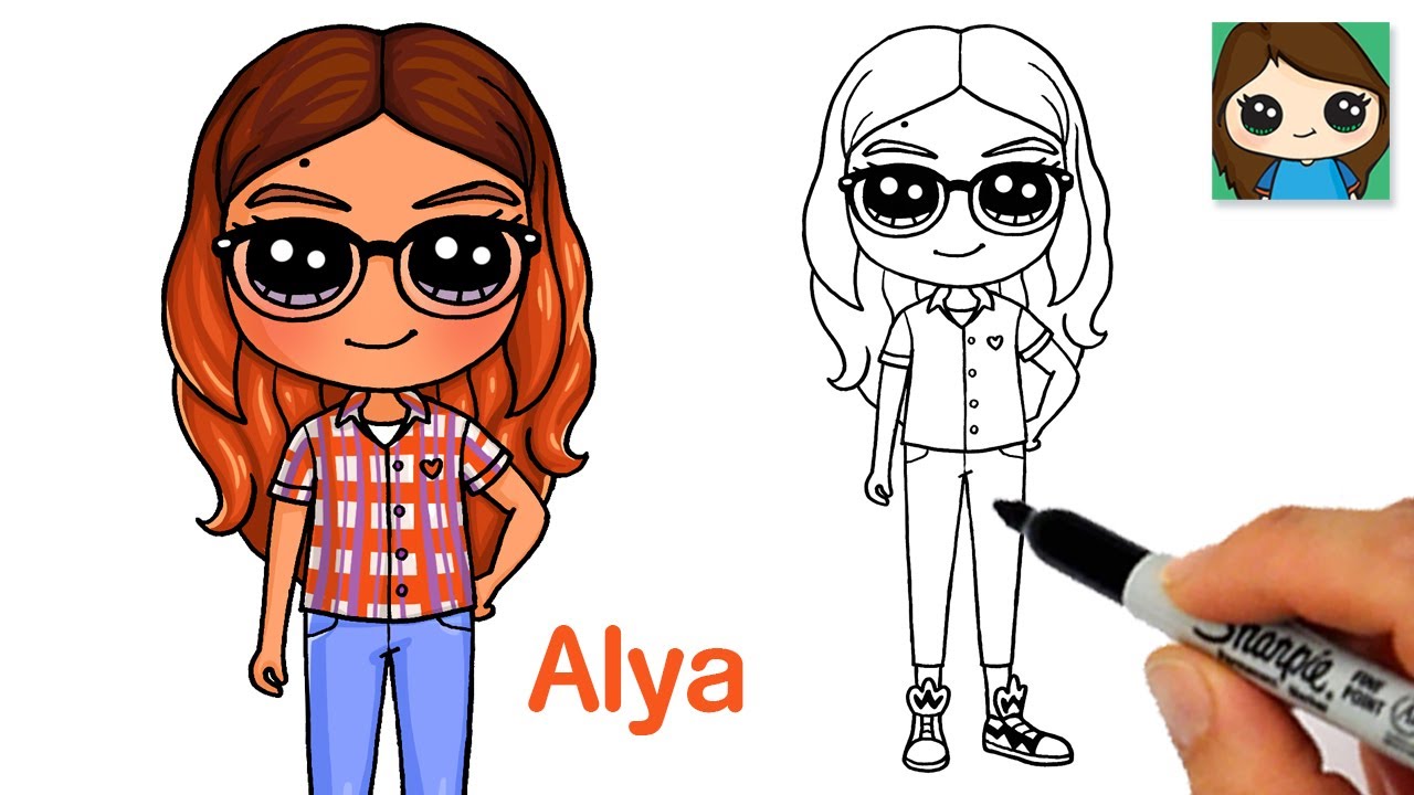 How to Draw Alya Cesaire | Miraculous Ladybug