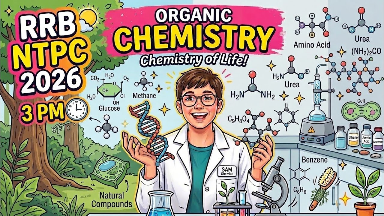 RRB NTPC GK/GS 2026 | ORGANIC CHEMISTRY | BY ABHAYASH ACADEMY #ntpc #ssc 