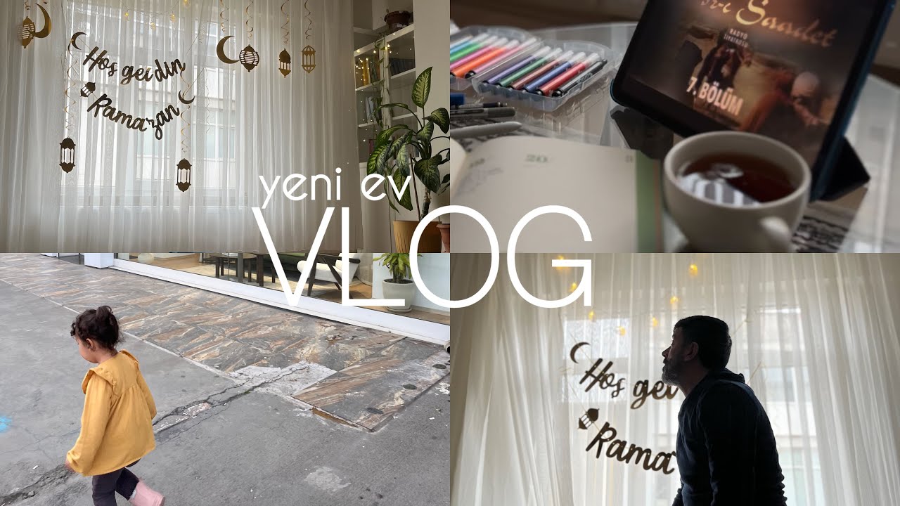 Sessiz Vlog| Taşındım 🏠 | Ramazan-ı Şerif geldi 🌙 | Kızımla yeni mutfağımızda cookie yaptık 🍪#sessiz