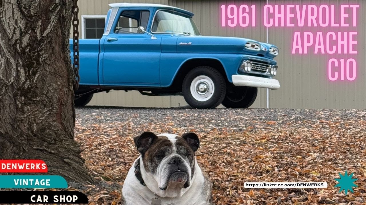 Грузовик Chevrolet Apache Custom C10 1961 года — Denwerks — с прицепом