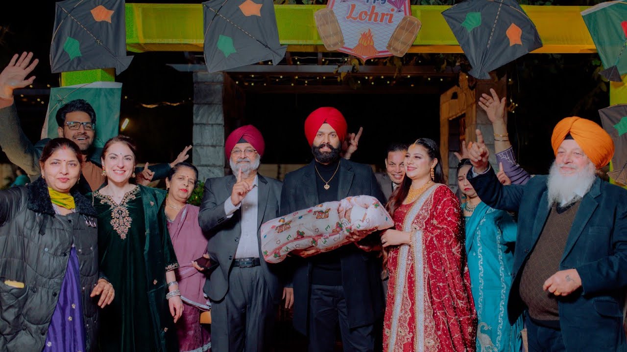 Bakhtawar First Lohri #lohri #firstlohri #newborn #babyboy #newbornbaby #punjabi #jaipur 