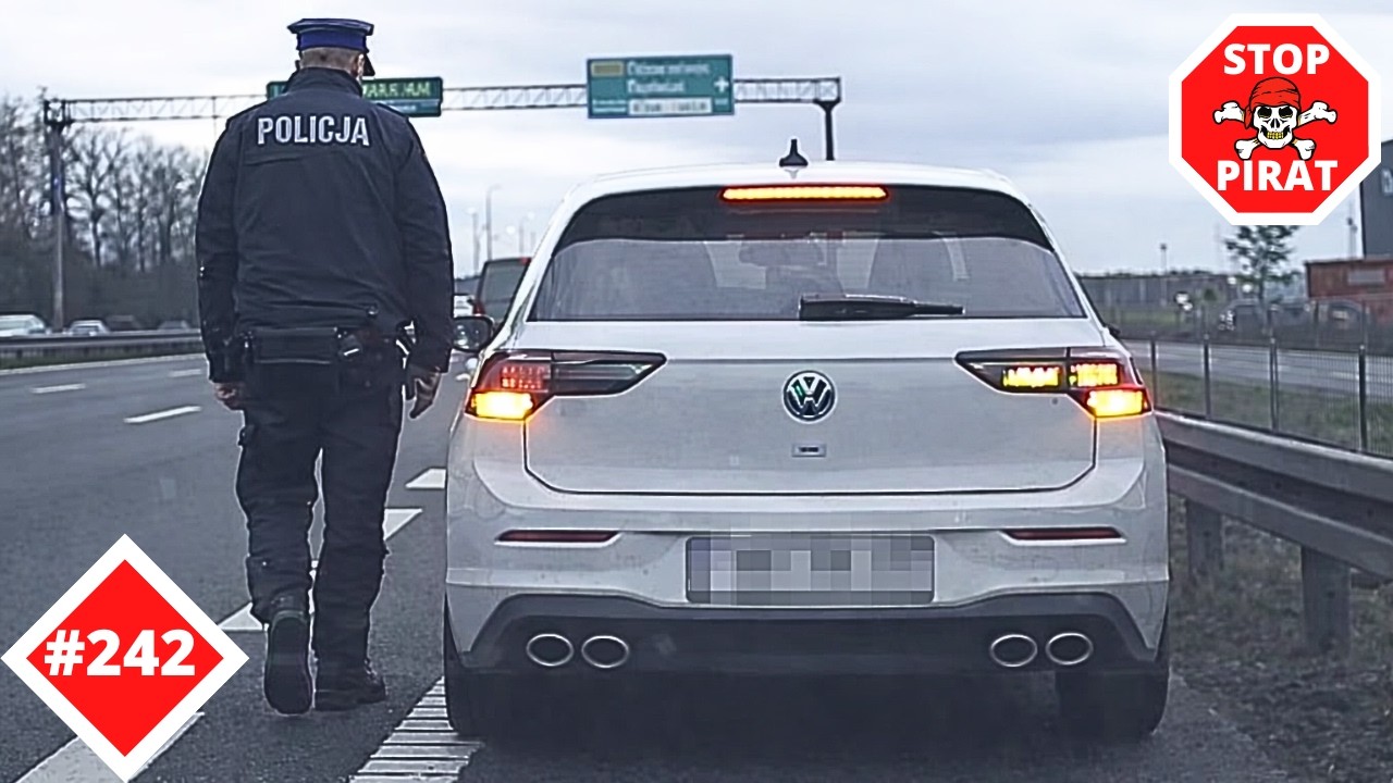 STOP PIRAT #242 - Niebezpieczne i codzienne sytuacje na drogach