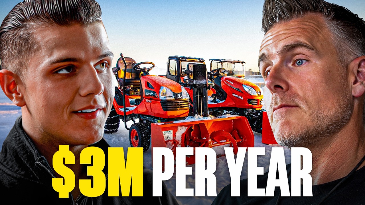 Blue Collar Millionaire: This 23-Year-Old Makes $3M Blowing Snow
