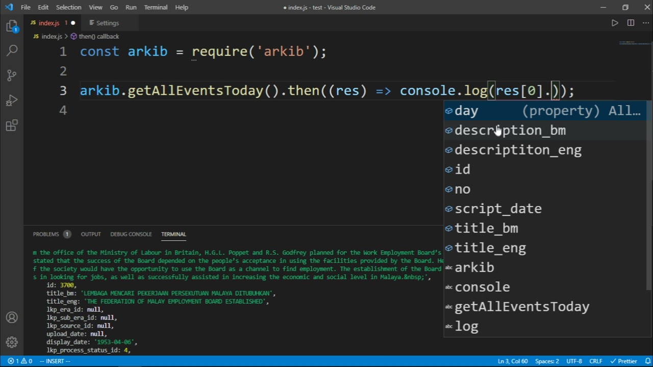 arkib - Unofficial client API for National Archives of Malaysia (Arkib Negara)