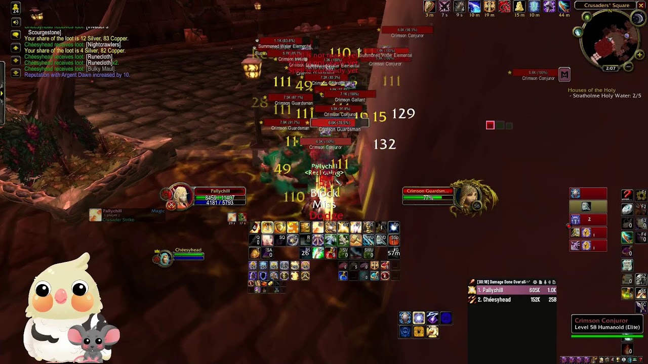 TBC WoW: Horde Prot Paladin LVL 70! | Too scared to run Kara