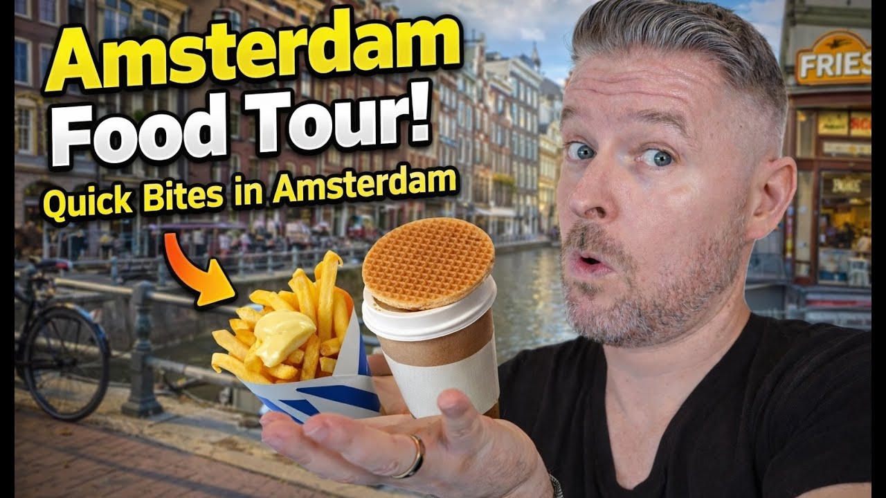 Amsterdam Food Tour! Quick Bites in Amsterdam