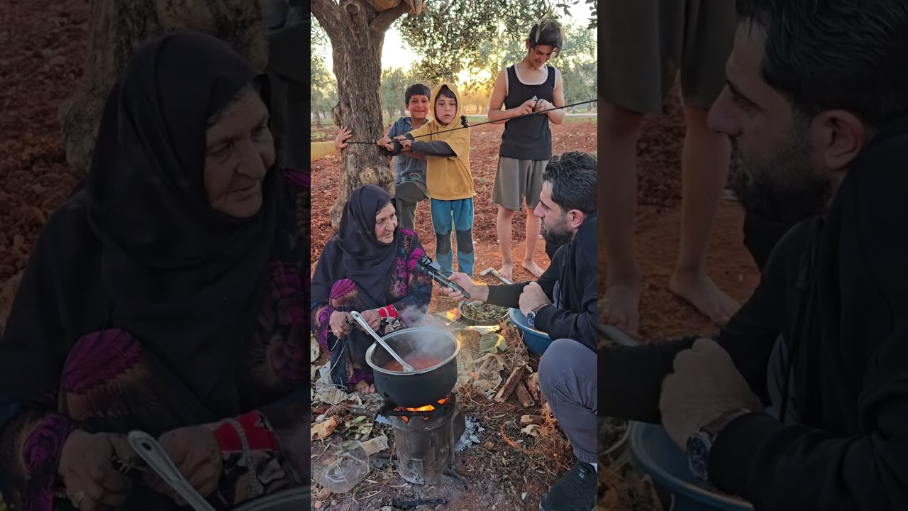 أجمل طبخة مع أجمل صبر في خيمة فيها كل اشكال المعاناة