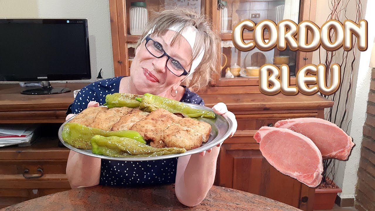 Cordon Bleu o libritos de carne rellenos y empanados