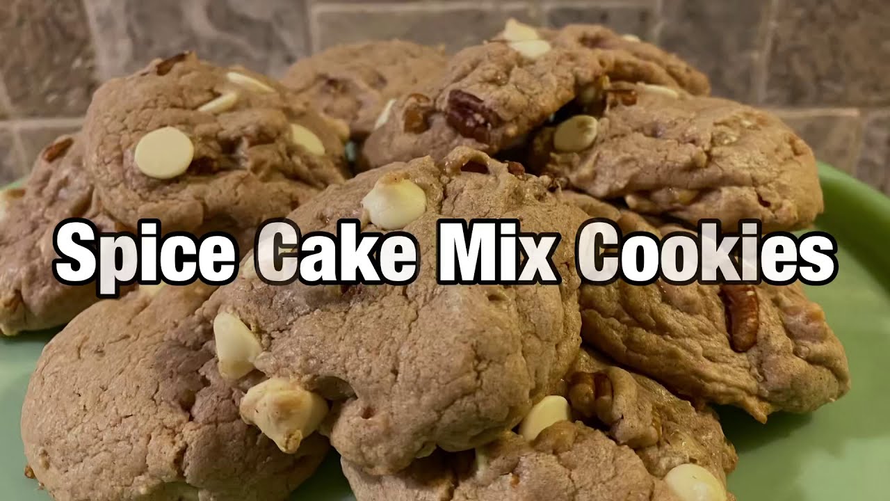 Spiced Cake Mix Cookie/ Cake Mix Cookie Recipe/ Twisted Mikes