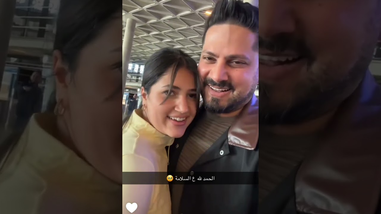 وصول لين بالسلامه الى الاردن |سنابات عائله الصعيدي