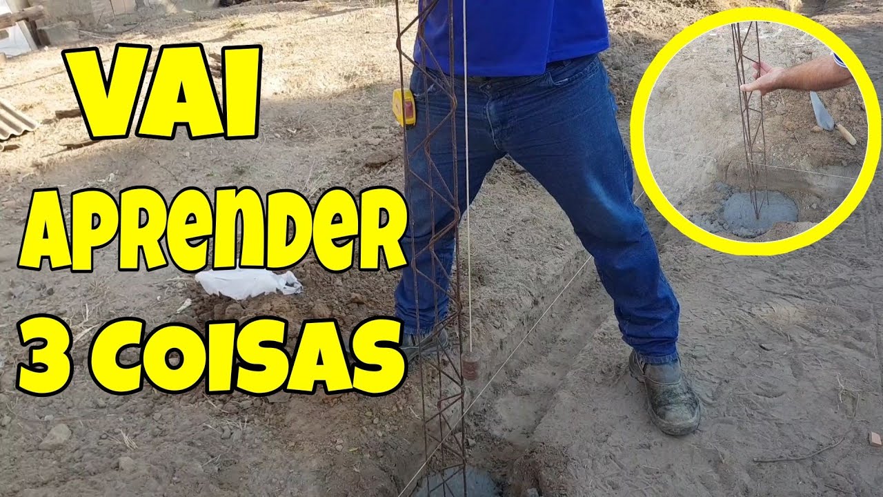 AINDA VEJO MUITOS ERRAREM NA HORA DE ASSENTAR E APRUMAR TRELIÇA