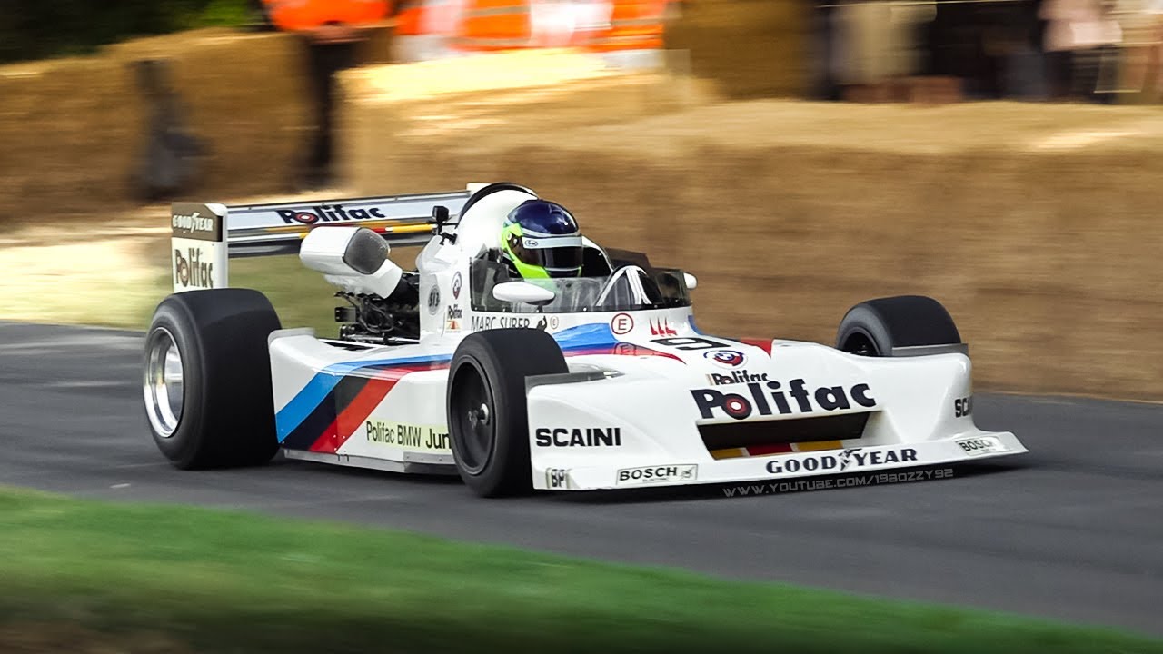 1978 March 782 Formula 2 Car: 9,500 rpm BMW M12/7 4-cylinder Engine Sound!
