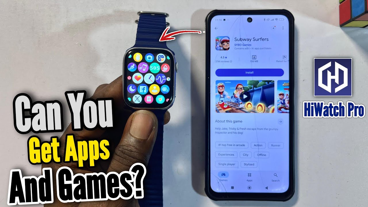 Can you Download Apps & Games on HiWatch Pro Smartwatch?