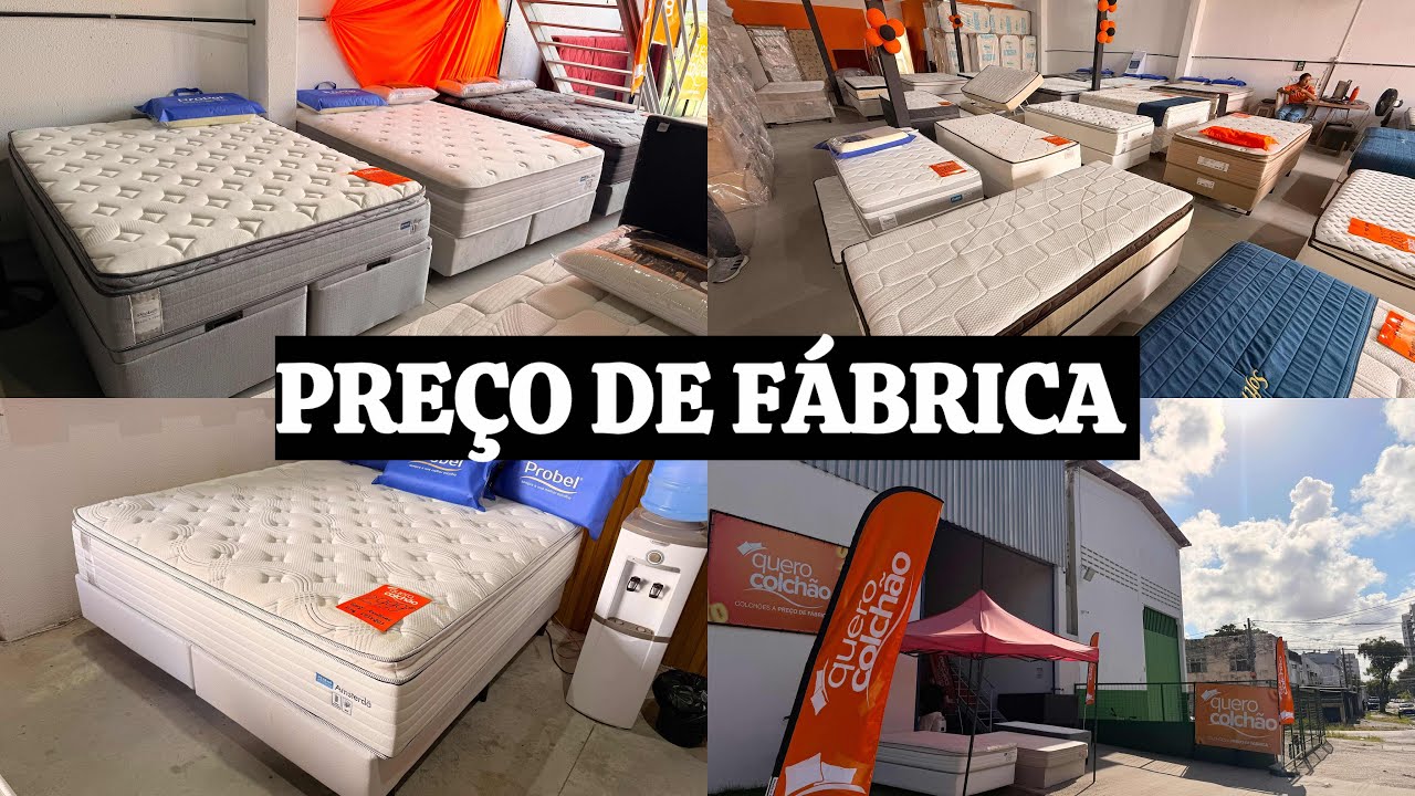 QUERO COLCHÃO O GALPÃO DAS CAMAS￼ BARATAS EM RECIFE, DIRETO DA FÁBRICA!