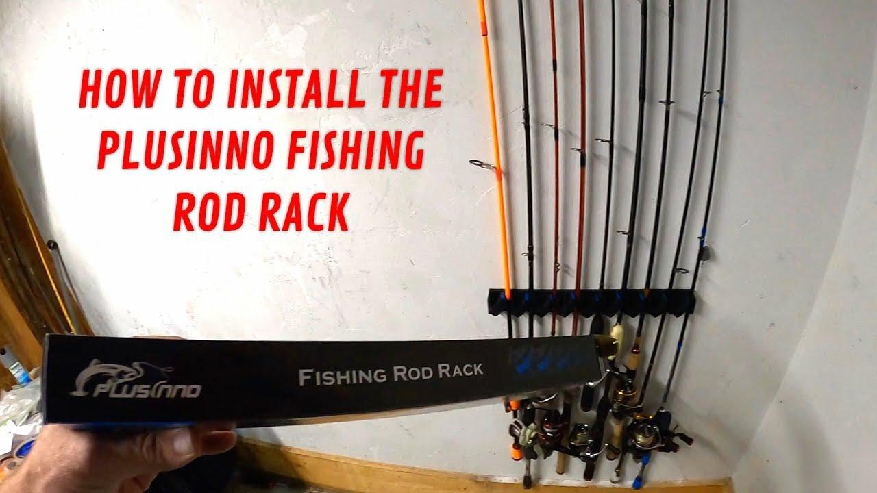 Fishing Pole Organizing with Plusinno Fishing Rod Rack by @tiefsa