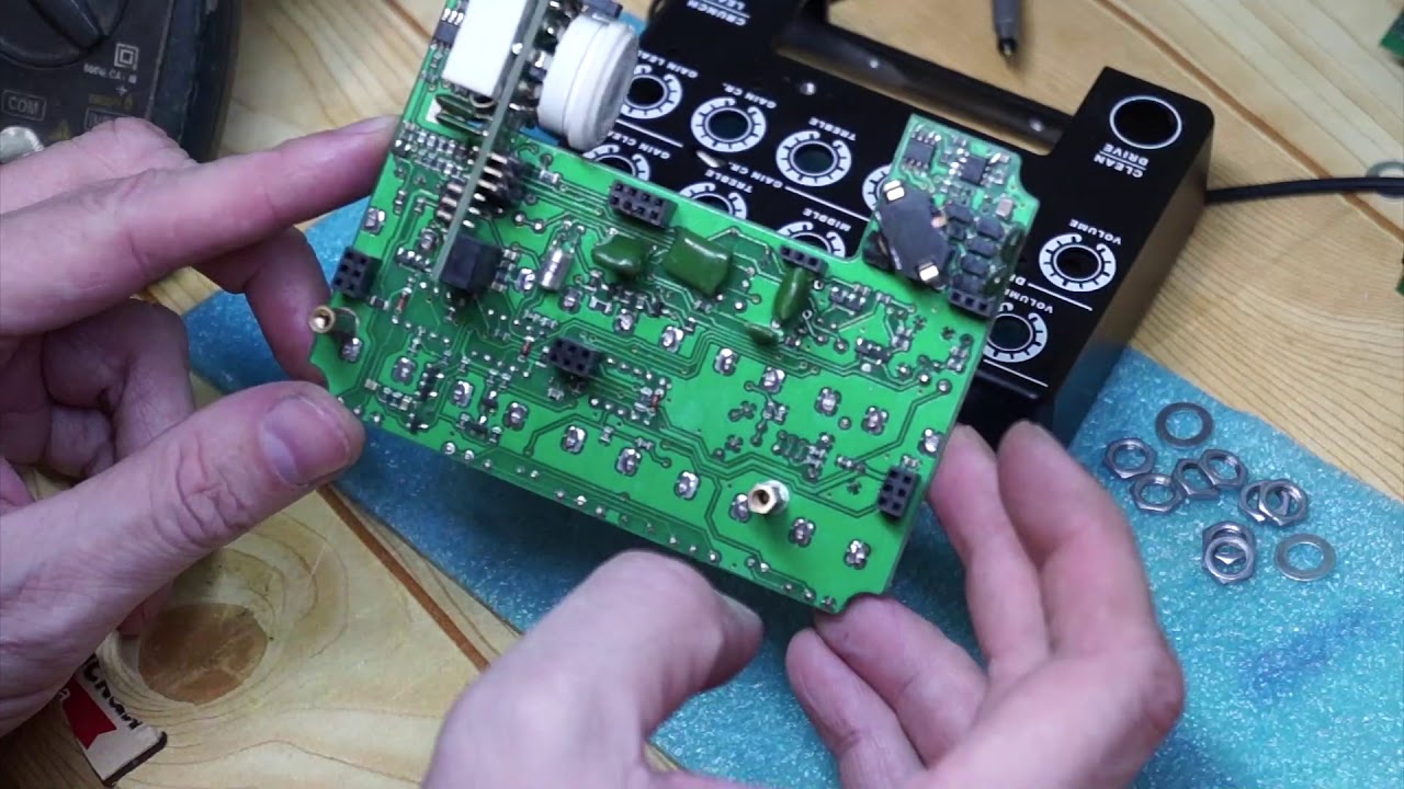 Repairing tube guitar preamp AMT SS 20