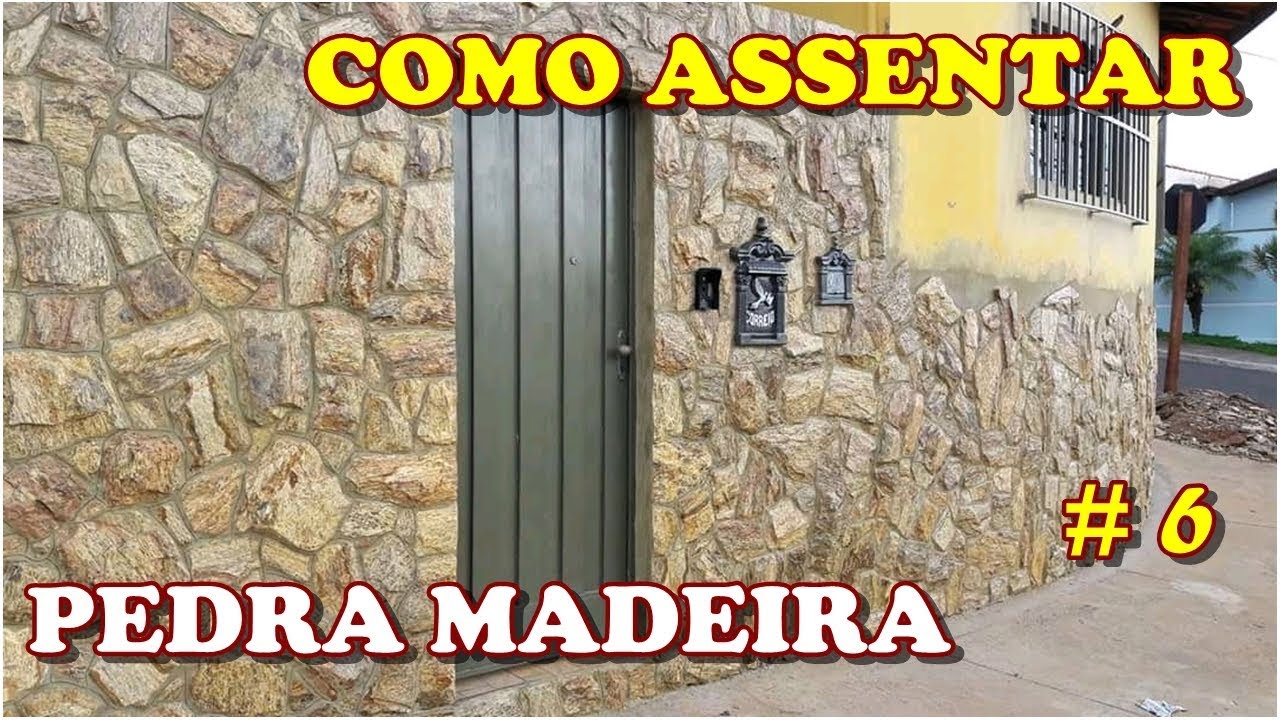 PEDRA MADEIRA passo a passo (PARTE 6)