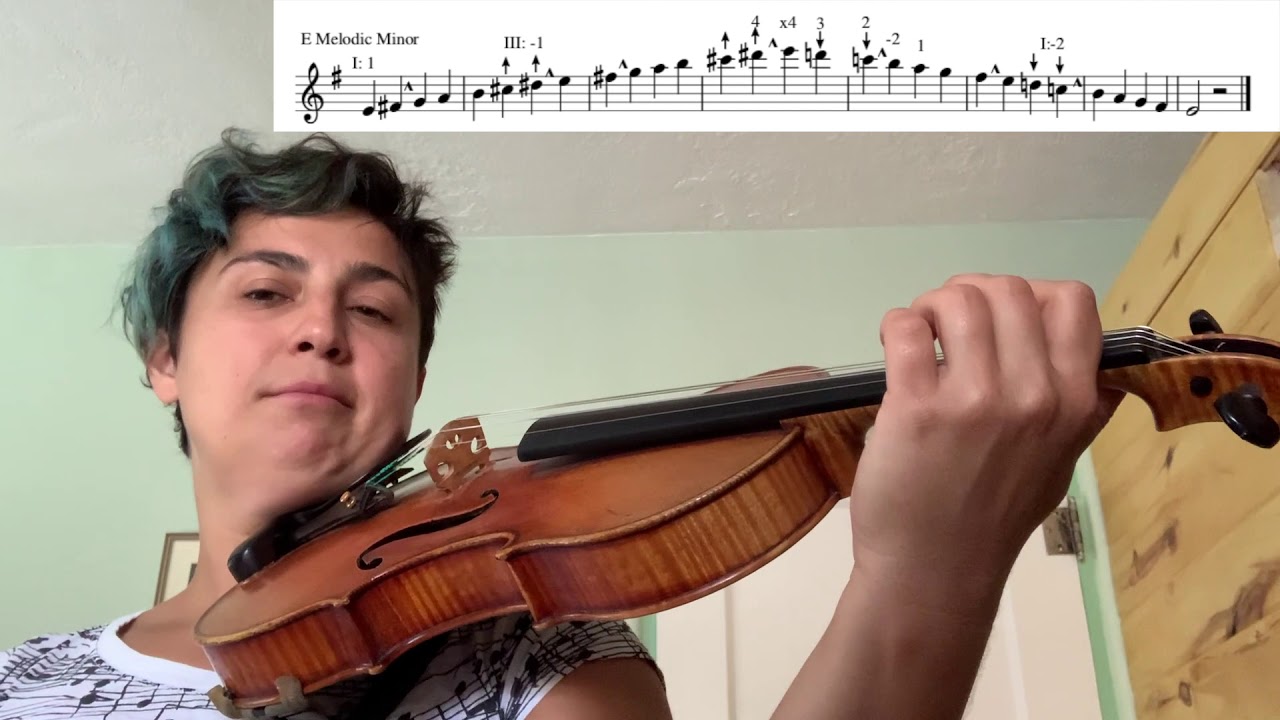Two Octave E minor Scale Violin