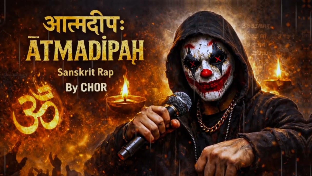 🔥 ĀTMADĪPAḤ (आत्मदीपः) – Fire Within the Darkness | Sanskrit × Hindi Rap | Rap By CHOR 🔥