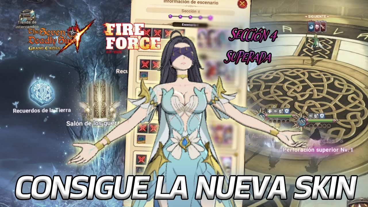 ¡SUPERA EL SALÓN DE GUERREROS Y CONSIGUE LA NUEVA SKIN F2P! | SECCIÓN 4 | 7DS: GRAND CROSS