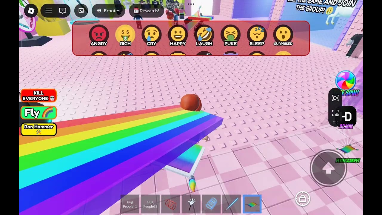 Playing hug troll tower