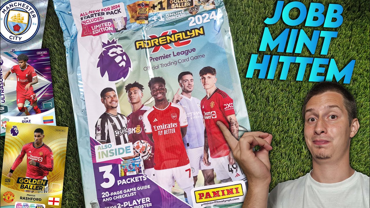 Panini Adrenalyn XL Premier League 2024 Mega Starter Csomag | Bontás