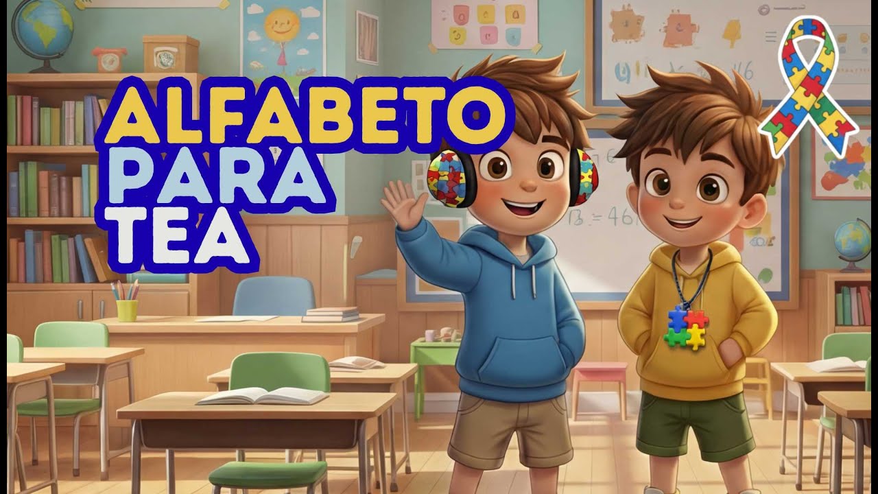 Alfabeto para Crianças Autistas 🧩 | Aprender Letras com Calma