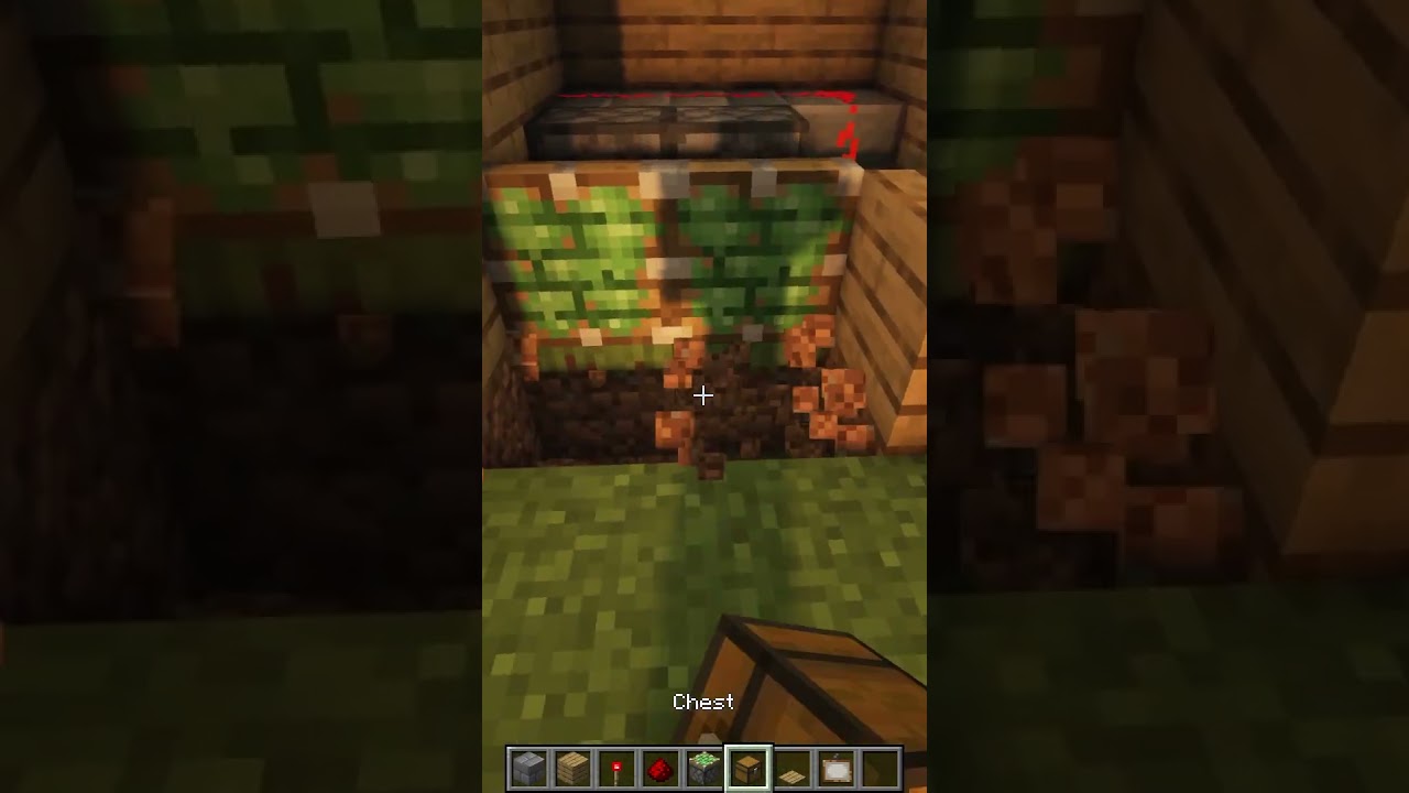 How to make a Hidden Chest in Minecraft! #minecraft #tutorial