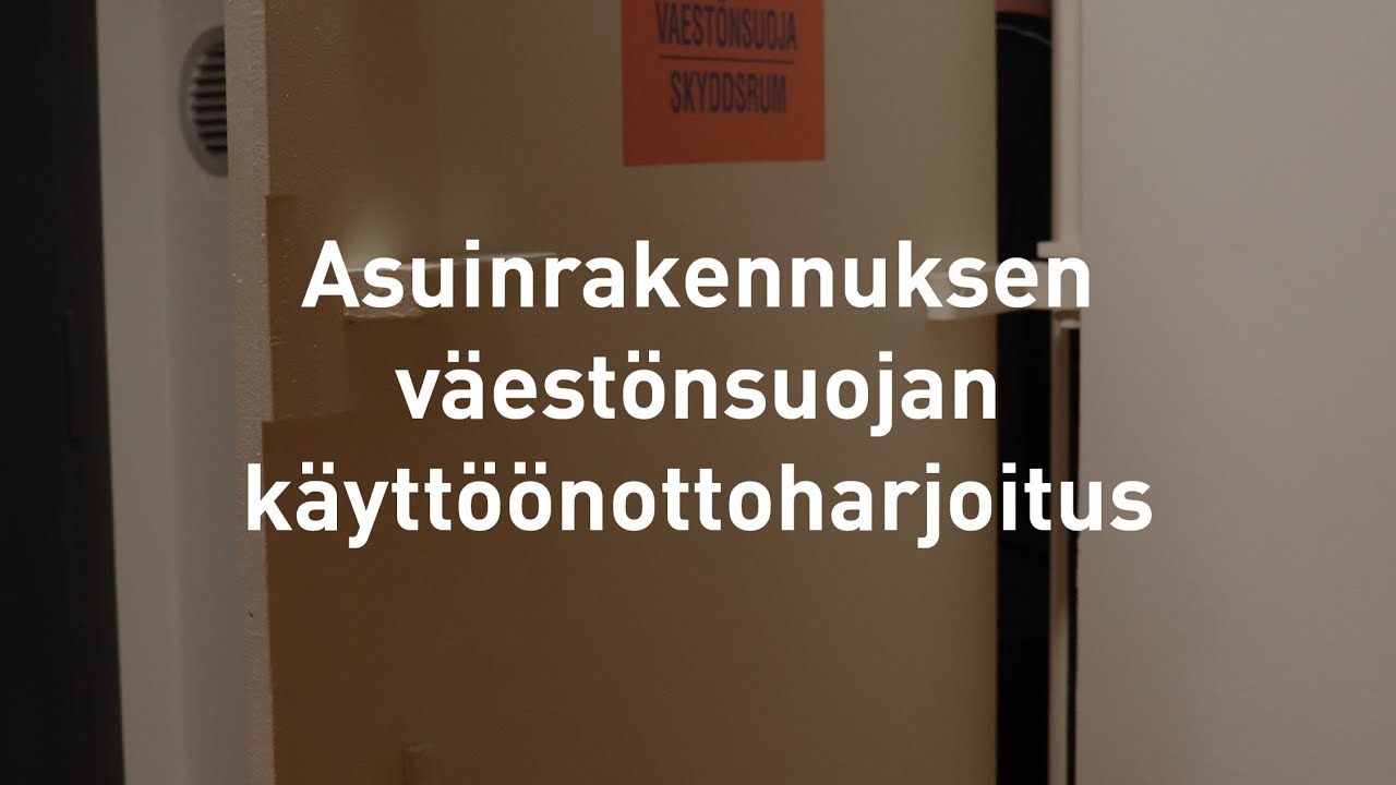 Väestönsuojan käyttöönottoharjoitus – koko video ja tulokset