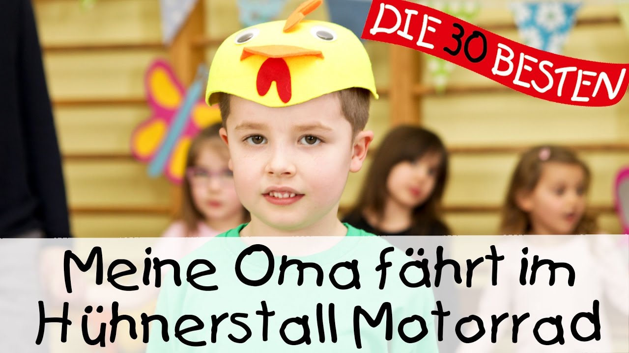 👩🏼 Meine Oma fährt im Hühnerstall Motorrad - Singen, Tanzen und Bewegen || Kinderlieder