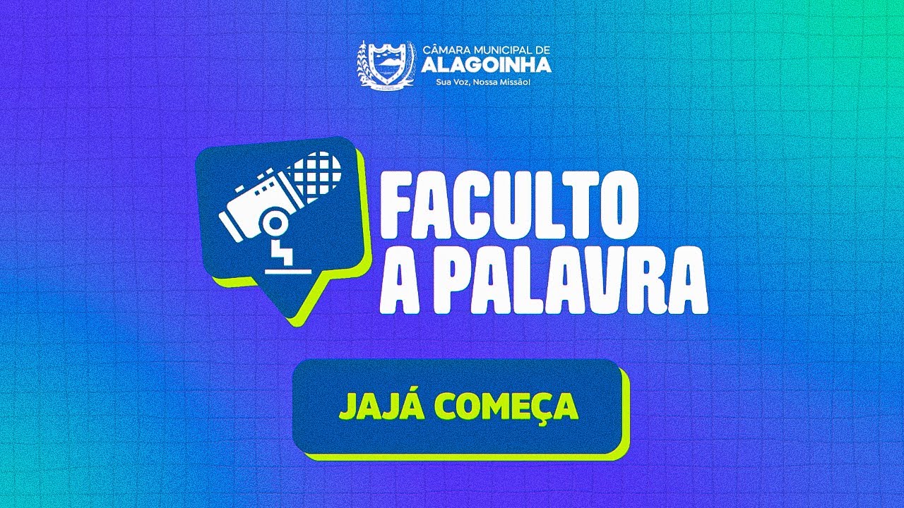 TV CÂMARA ALAGOINHA-PB - PROGRAMA FACULTO A PALAVRA - 27/01/2026