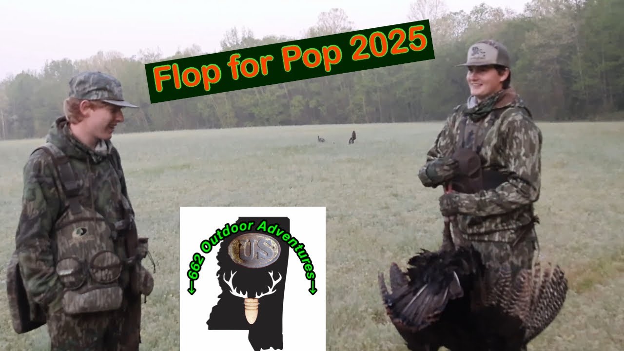 FLOP FOR POP Turkey Hunt 2025 #hunting #turkeyseason