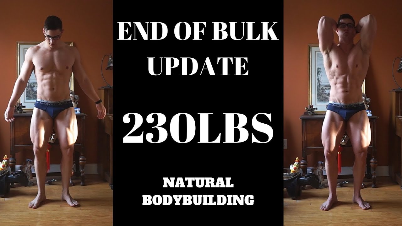 230lb Natural Bodybuilder | End of Bulk Physique Update | InBody Analysis